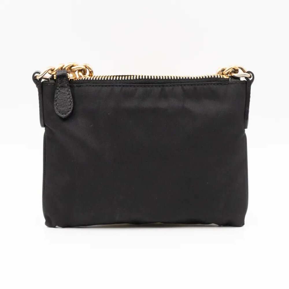 Prada Tessuto Oro Nylon Cutout Crossbody, Rare - Picture 3 of 15